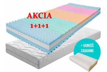 Matrac ONYX VISCO 1 + 1 + darček 2x vankúš Obrázok pre Matrac ONYX VISCO 1 + 1 + darček 2x vankúš