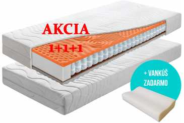 Obrázok pre Matrac SUPER PREMIUM 1 + 1 + darček 2x vankúš + darček 1x chránič matraca