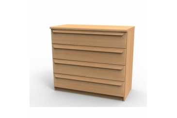 Obrázok pre Kvalitná masívna komoda P2Z, BUK morenie orech