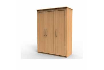 Obrázok pre Luxusná masívna skriňa Petra - P3DDD, BUK morenie mahagón