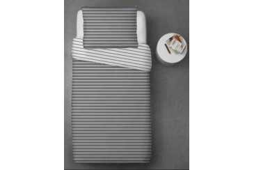 Obrázok pre Bavlnené obliečky - pásiky sivé