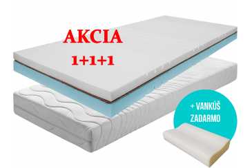 Obrázok pre Matrac SONIC COCO 1 + 1 + darček 2x vankúš + darček 1 x chránič matraca