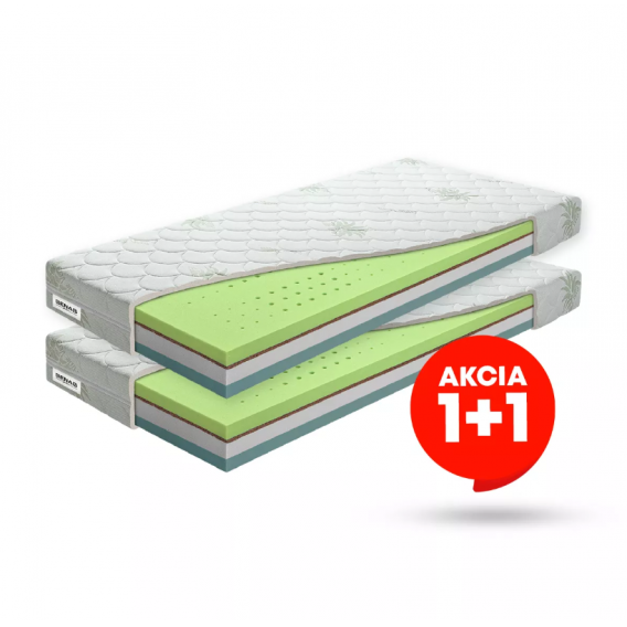 Obrázok pre Matrac BENAB FLORA BIO PLUS 1+1 + darček 1x chránič matraca