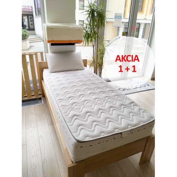 Obrázok pre Matrac PINGUI KING LATEX 1 + 1 +darček 2x set paplón vankúš + chranič matraca vcelku